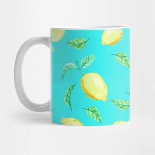 Summer Watercolor Lemons Mug